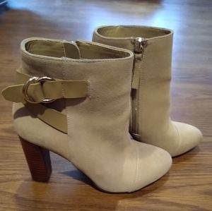 Cream Colored White House Black Market Boots